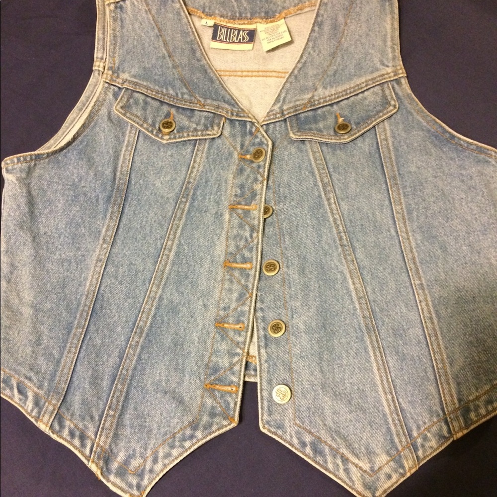 Bill Blass women’s (L) vest